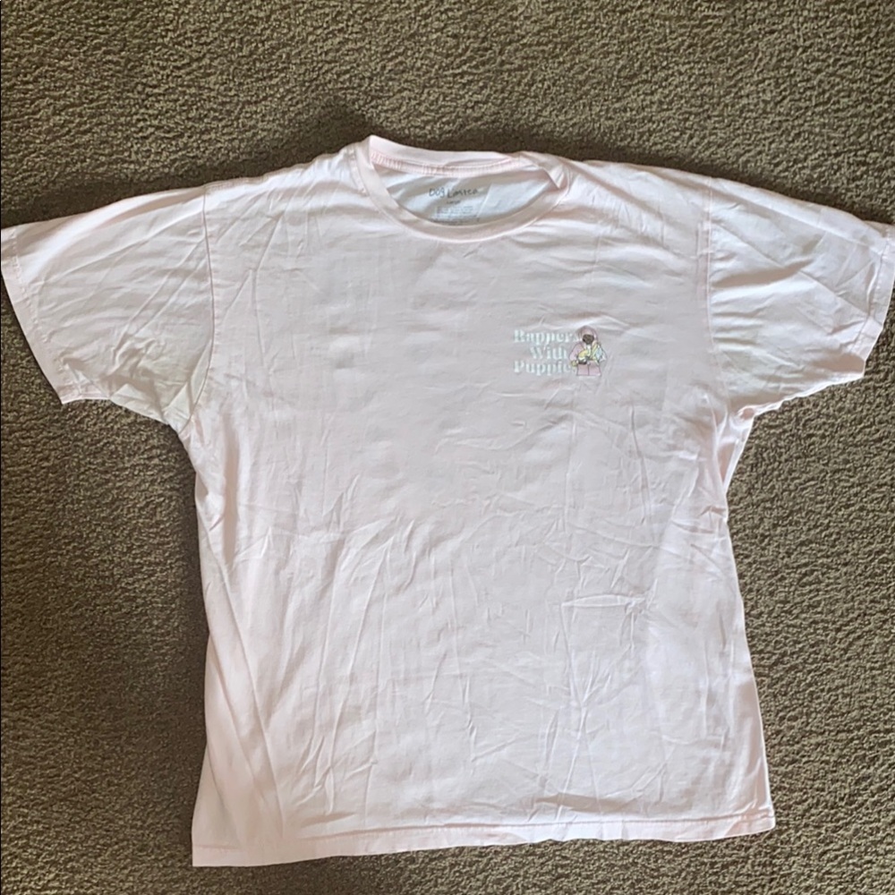 Dog Limited Pink Graphic T-Shirt - L